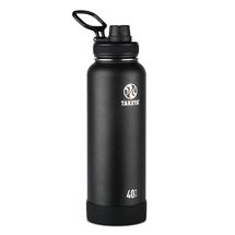Takeya Actives Onyx 1200ml Insulated Bottle With Spout Lid