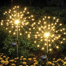 Solar Fireworks Stake Light Set of 2