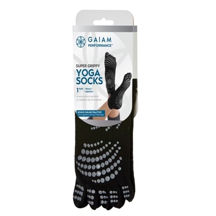 Gaiam Yoga Barre Socks, 2 Pack